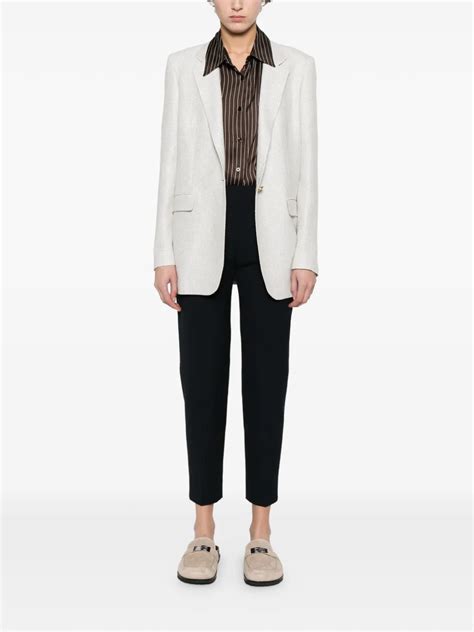 Berwich Matilda Cropped Trousers Price in India | Culture Circle