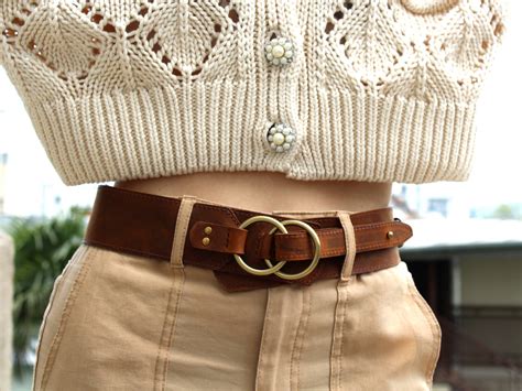 Womens Leather Oversized Belt at Olivia Madigan blog
