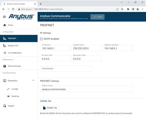 Image result for Any Bus Profinet Setup