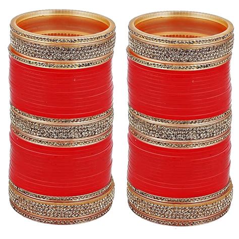 Buy Lucky Jewellery Bridal Bangle Set Dhanteras/Diwali/Bhai Dooj ...