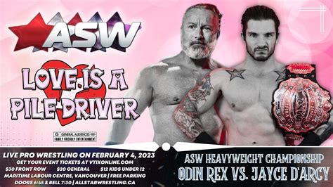 ASW Wrestling presents: Love Is A Piledriver Tickets - Vtix Online