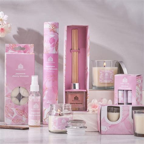 Buy Corsica Set of 10 Japanese Cherry Blossom Scented T-Light Candles ...