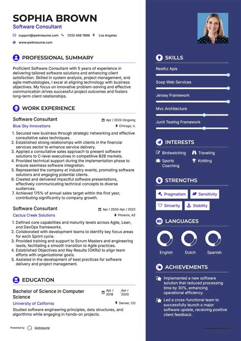 10+ Software Consultant Resume Samples & Templates for 2025