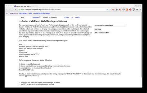 14 Tips for Finding Jobs on Craigslist - Learn to Code With Me