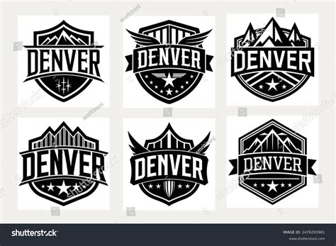 America Denver Skyline Silhouette Vector Graphic Stock Vector (Royalty Free) 2476293981 ...