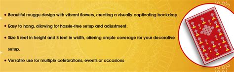 S2S Flowers Backdrop Cloth for Pooja Decoration Traditional, Background ...