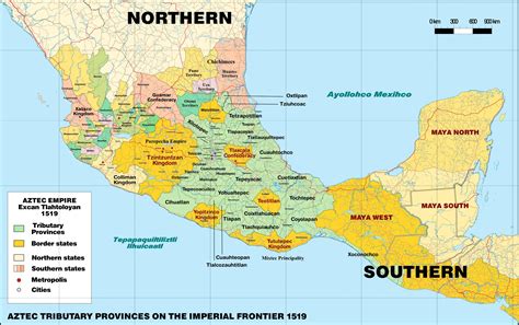 Aztecs Control Central Mexico Map