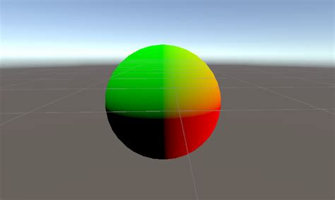 Unity Write Normal Shader 的图像结果