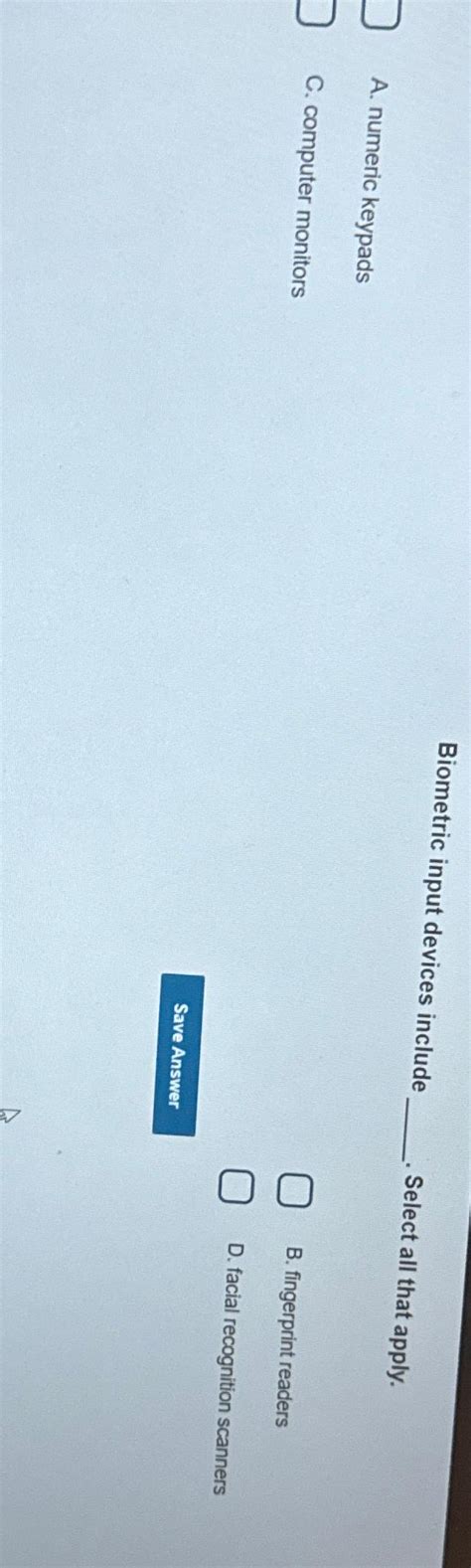 Biometric Input 的图像结果