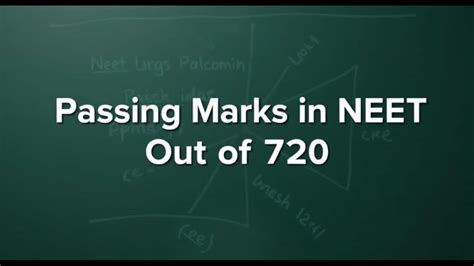 Passing Marks in NEET 2026 Out of 720 for General, OBC, SC, ST Category