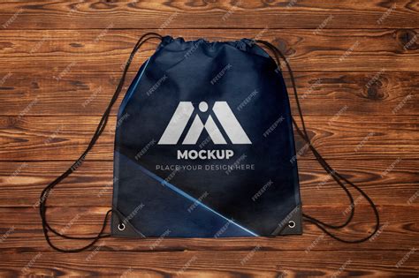 Premium PSD | Gym sack mockup design