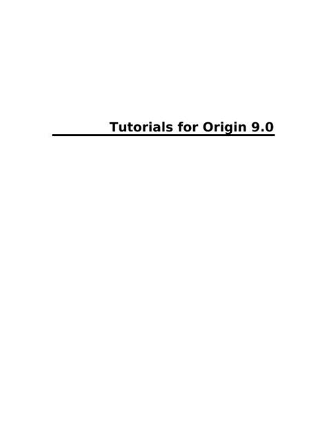 Image result for Origine Lab Tutorial
