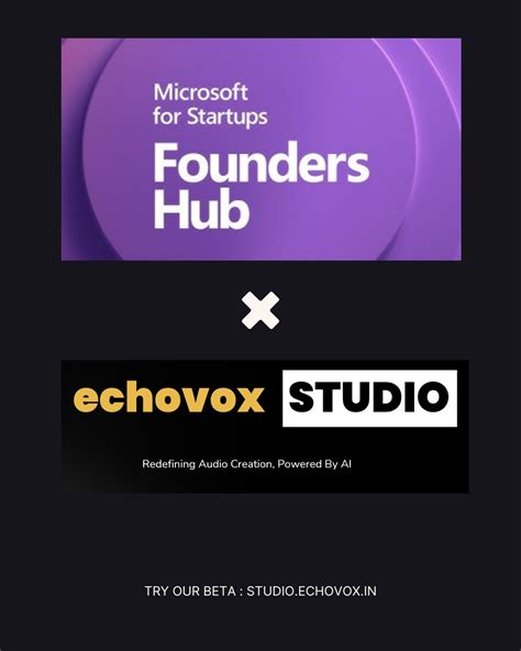 Echovox Studio Joins Microsoft for Startups: Powering the Future of AI ...