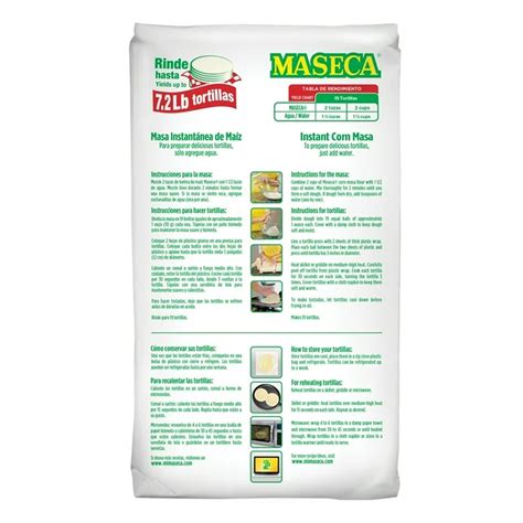 Maseca Instant Corn Masa Flour 1.8 kg Online at Best Price | Lulu UAE