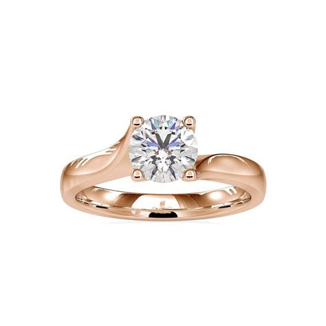 Naomi 1.15ct Round Lab Diamond Ring | Fiona Diamonds