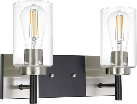 VINLUZ 2-Lights Bathroom Light Fixtures Black and India | Ubuy