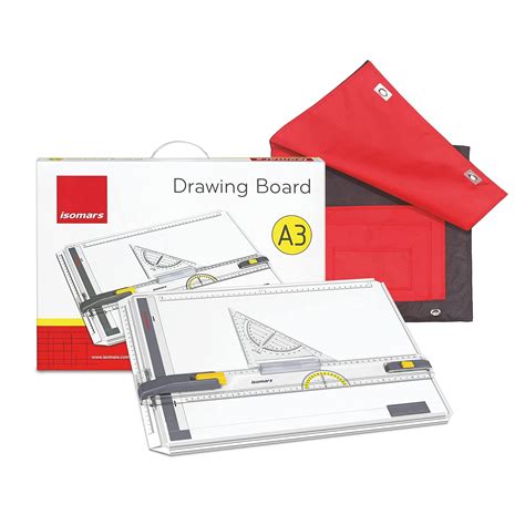 Isomars Drawing Board Drafting Board Matix - A3 With Bag : Amazon.in ...