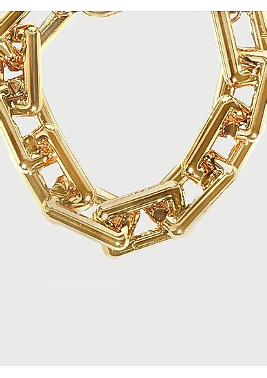 Toniq Gold Plated Linked Chunky Bold Party Bracelet