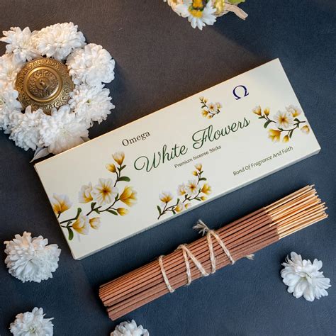 White Flowers Premium Incense Sticks