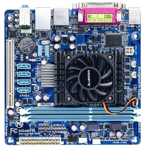 SAPPHIRE PURE Fusion Mini E350 AMD E-350 APU (1.6GHz, Dual-Core) Mini ITX Motherboard / CPU ...