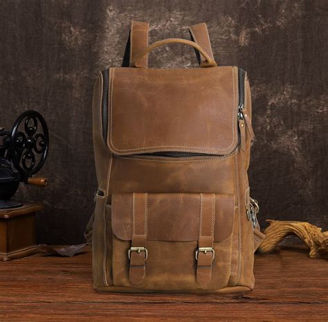 DLC BUFFALO LEATHER BACKPACK