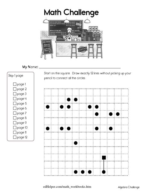 Math Workbook Algebra 1 | PDF