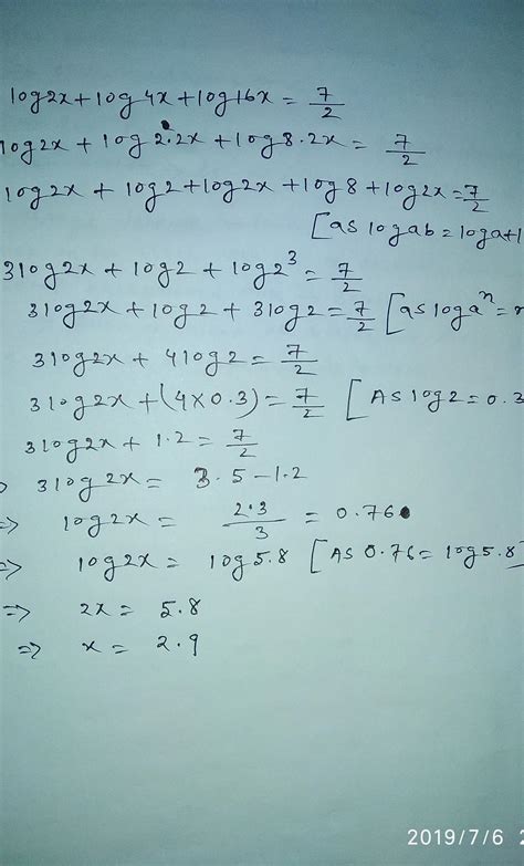 If+log2x+log4x+log16x=7/2 ,find+the+value+of+x? - Brainly.in