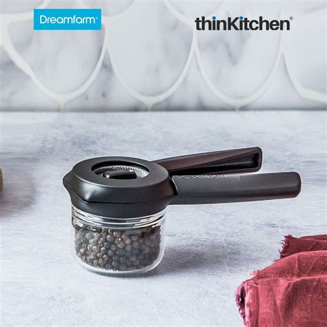 Buy Dreamfarm Ortwo Lite One Handed Plastic Pepper Mill With Ceramic ...