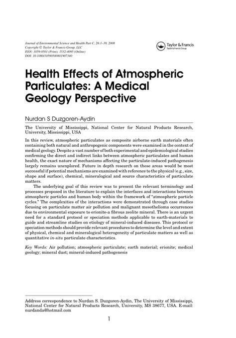 Image result for Particulates Health Effects