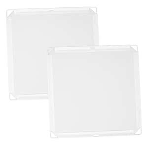 TINEASUR 2pcs Lightweight Plastic Wardrobe Assembly Inserts Closet ...
