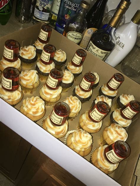 Hennessy Infused Cupcakes https://www.facebook.com/Cups-and-Cakes ...