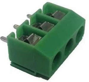 Ihc Pbt Connector(green) 3 Pin Terminal Block (10 pieces) Educational ...