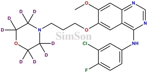 Gefitinib D8 | CAS No- 857091-32-8 | Simson Pharma Limited