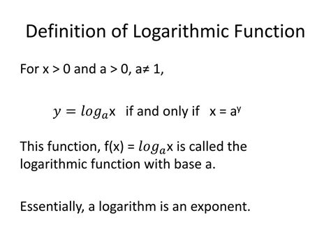 Image result for Understanding Logarithmic Functions