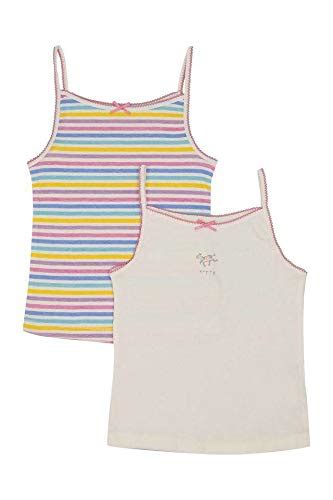 Mothercare Girls Spaghetti Neck Striped and Solid Camisole - Pack of 2 ...