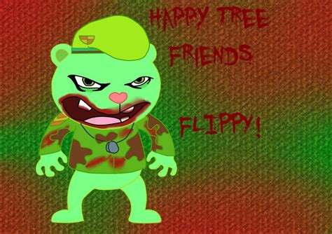 Image result for Happy Tree Friends Flippy Transparency Background