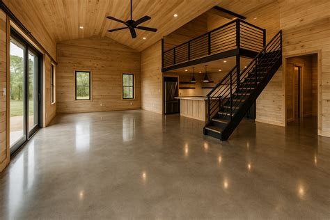 Barndominium Flooring in Georgia | Polished & Sealed Concrete ...