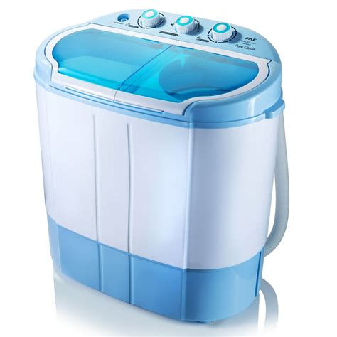Pyle Compact & Portable Washer & Dryer, Mini Washing Machine and Spin ...