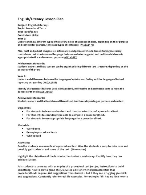 Image result for Learning Modules On Procedural Text