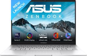 ASUS Zenbook 14 OLED (2025) with Office 2024 + M365 Basic*, AI PC, Full ...