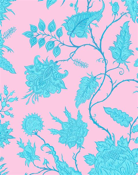 Hermosa, Pink-Turquoise – The Pattern Collective
