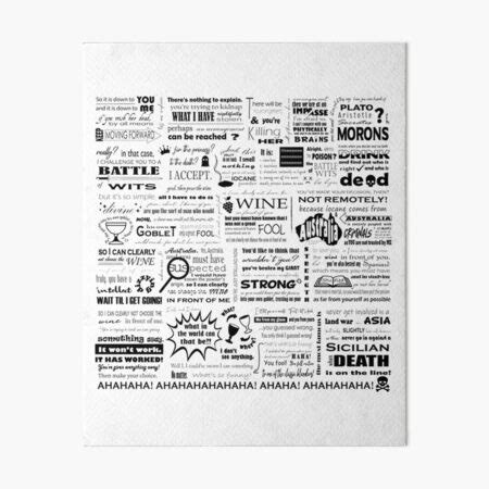 Image result for Princess Bride Poison Scene Script