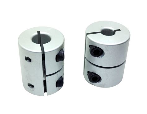 INVENTO 2Pcs 6x8mm Motor Jaw Shaft Coupler Aluminum 6mm to 8mm Rigid ...
