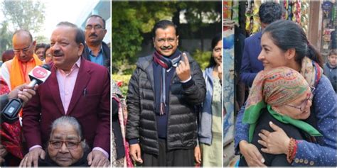Delhi Voting: Leaders Walk the Fine Line, Appeal to Voters Through ...