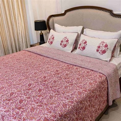 Valley of Life Reversible Quilted Bed Cover – muddnme