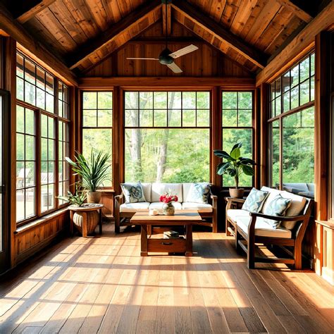25 Rustic Sunroom Ideas for A Cozy Retreat