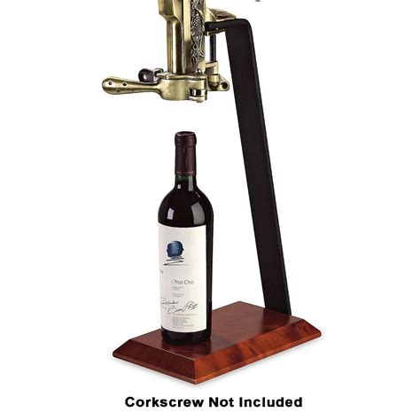 Legacy Corkscrew Stand (Birch) - Wine Enthusiast | Wine bottle opener ...