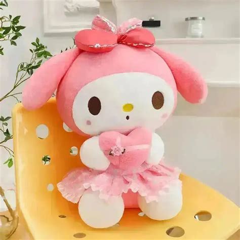 Kuromi My Melody Gift of Heart Plushies