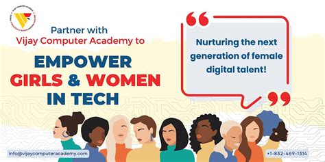 Partner with Vijay Computer Academy to Empower Girls and Women in TECH ...