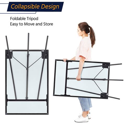 Yaheetech Magnetic Tripod Whiteboard Portable Dry Erase Board 36x24 ...